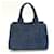 Tote Borsa a mano Prada Canapa B1877B Blu - vista 2