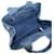 Tote Borsa a mano Prada Canapa B1877B Blu - vista 3