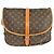 Louis Vuitton Saumur Monogram 35 Marrone - vista 2