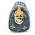 Speedy Pouch borsa Louis Vuitton Monogram Denim Blu - vista 3