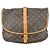 Louis Vuitton Saumur Monogram 35 Marrone - vista 2