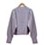 Autre Marque EMMEL REFINES Strickpullover mit Rundhalsausschnitt Lila - Ansicht 2