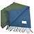 Sciarpa in misto cashmere Anagram Loewe Verde - vista 2