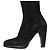 Prada hohe Stiefel aus Wildleder Schwarz - Ansicht 7