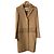 Casaco Chester Max Mara em pele de cordeiro Camel Bege