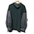 Autre Marque Blusa ENFOLD OFF-NECK LAYERED PULLOVER Verde