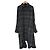 Autre Marque Soprabito camicia in misto lana e canapa ANREALAGE Marrone Nero
