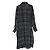 Autre Marque Soprabito camicia in misto lana e canapa ANREALAGE Marrone Nero - vista 2