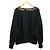Autre Marque jouetie Concho Sweatshirt mit Fransen Schwarz - Ansicht 2