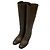 Autre Marque Sartore Lederstiefel lang Braun Schwarz