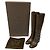Autre Marque Sartore Lederstiefel lang Braun Schwarz - Ansicht 9