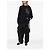 Yohji Yamamoto Pantaloni Cargo in Nylon Wire Neri - vista 10