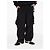 Yohji Yamamoto Pantaloni Cargo in Nylon Wire Neri - vista 2
