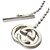 Gucci Bracciale a Barre Intrecciate Argento Bianco - vista 3