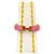 Hermès Bracciale Click Rosa  - vista 6