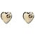 Gucci Ivory Heart Interlocking Silver Earrings