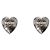 Gucci Ivory Heart Interlocking Silver Earrings - view 3