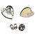 Gucci Ivory Heart Interlocking Silver Earrings - view 4