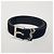 Ceinture Saint Laurent en daim noir - vue 2