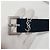 Ceinture Saint Laurent en daim noir - vue 4