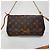 Louis Vuitton Borsa a tracolla Monogram Favorite MM con catena Marrone - vista 2