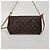 Louis Vuitton Borsa a tracolla Monogram Favorite MM con catena Marrone - vista 5