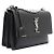 Saint Laurent Borsa a tracolla e crossbody Sunset Silver Chain Medium Nero - vista 2