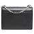 Saint Laurent Borsa a tracolla e crossbody Sunset Silver Chain Medium Nero - vista 3