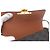 Céline Borsa a tracolla Trio Canvas Tan Claude Marrone - vista 19