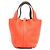 Hermès Borsa Tote Picotin Lock in Taurillon Clemence Arancione - vista 4