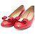 Salvatore Ferragamo Lackschuhe in Rot mit goldener Schleife - Ansicht 13