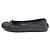 Prada Ballerine con logo Triangle Nero