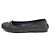 Prada Ballerine con logo Triangle Nero - vista 8