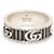 Gucci Anello largo Marmont con logo Double GG argento - vista 5