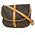 Louis Vuitton Saumur Monogram 35 Marrone - vista 2