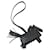 Hermès Hermes Rodeo Robeo Rock PM Handbag Charm Preto  - vista 3