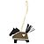 Hermès Hermes Rodeo Robeo Coeur PM Handbag Charm Nero Taupe