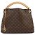Louis Vuitton Monogram Artsy MM Schultertasche Braun Monogramm