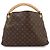 Louis Vuitton Monogram Artsy MM Schultertasche Braun Monogramm - Ansicht 2