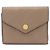 Louis Vuitton Monogram Empreinte Portefeuille Zoe Tri-fold Leather Wallet Grigio