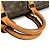 Borsa a mano Louis Vuitton Monogram Keepall 55 Marrone - vista 11