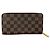 Louis Vuitton Damier Zippy Long Wallet Braun
