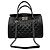 Borsa a tracolla Chanel Boy in pelle nera Nero