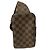 Borsa a tracolla Louis Vuitton Damier Geronimos Marrone