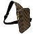 Borsa a tracolla Louis Vuitton Damier Geronimos Marrone - vista 2