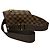 Borsa a tracolla Louis Vuitton Damier Geronimos Marrone - vista 4
