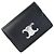 Triomphe Céline Celine Black Leather Card Case
