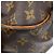 Louis Vuitton Saumur Monogram 35 Castaño - vista 7