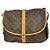 Louis Vuitton Saumur Monogram 35 Marrone - vista 2