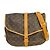 Louis Vuitton Saumur Monogram 35 Castaño